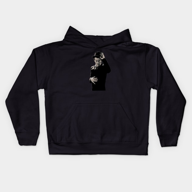 Tom Waits Kids Hoodie by GonzoWear